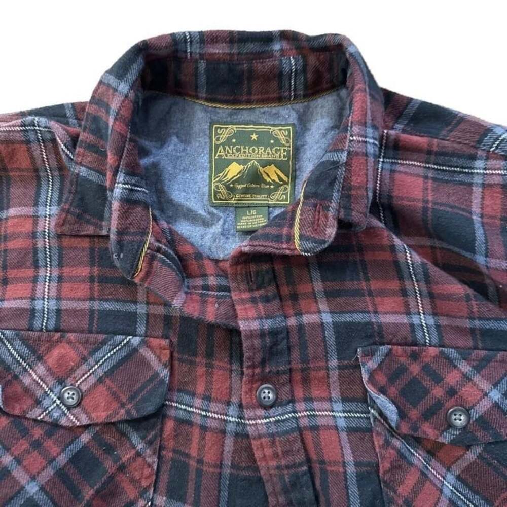 Anchorage Expedition Flannel Shirt Mens Large